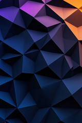 Wall Mural - a stunning abstract geometric background with vibrant colors and dynamic shapes, perfect for digital
