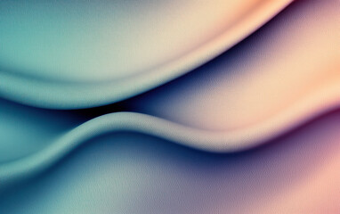 Wall Mural - Elegant abstract wavy background in soft pastel colors, showcasing smooth curves and gradients for modern design and artistic projects.