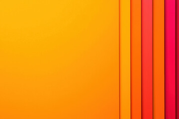 Wall Mural - bright and vibrant gradient background featuring shades of orange and red, perfect for design projec