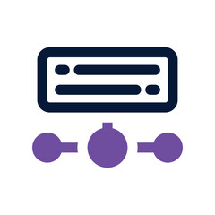 structure icon. vector dual tone icon for your website, mobile, presentation, and logo design.