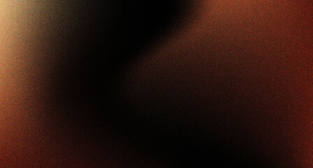 Aufkleber - Gradient brown black grainy background for art product design, social media, trendy,vintage,brochure,banner