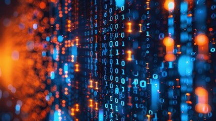Futuristic Digital Background for Tech Inspired Designs Generative AI
