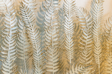 Wall Mural - A close up of a leafy plant with many leaves
