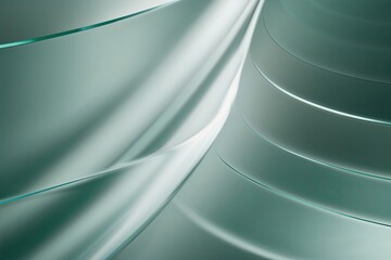 Three Dimensional Gradient Glass Background with Fluid Optical Design