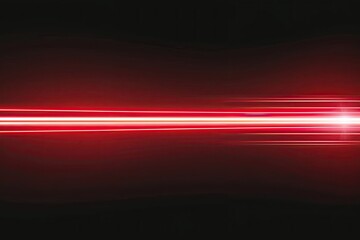 Wall Mural - red neon light effect on dark background abstract horizontal gradient with lens flare design