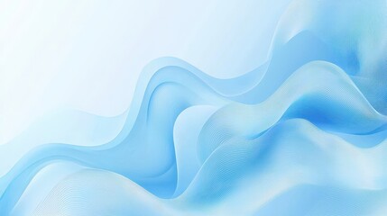 Wall Mural - light blue gradient abstract banner background for modern designs.
