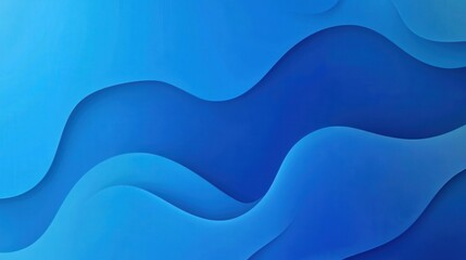 Wall Mural - blue gradient smooth background for contemporary design projects.