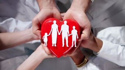 Wall Mural - Family And Medical Doctors