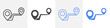 © Muhtemel - route icon Group symbol or sign vector