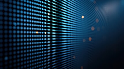 Wall Mural - abstract blue background with digital grid patterns, providing a tech-focused look.