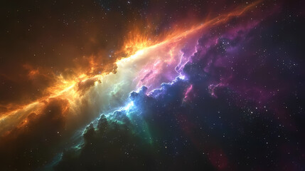 Wall Mural - colorful space galaxy cloud nebula. stary night cosmos. universe science astronomy. supernova backgr