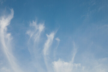 Wall Mural - beautiful view of blue sky with clouds