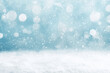 © Thierry - Snowfall with soft blue tones, creating a tranquil winter background with bokeh light effects. Ideal for seasonal banners.