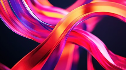 Wall Mural - abstract colorful swirls