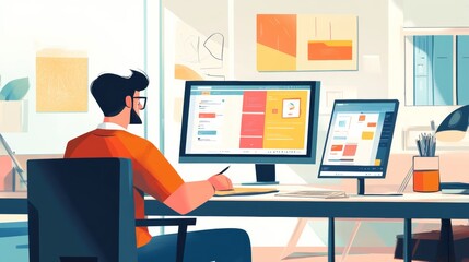 Website designer Creative planning application development draft sketch drawing template layout framework design studio . User experience design https www. Web page design concept