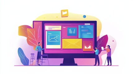 Website designer Creative planning application development draft sketch drawing template layout framework design studio . User experience design https www. Web page design concept