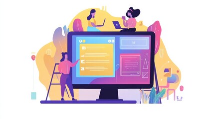 Website designer Creative planning application development draft sketch drawing template layout framework design studio . User experience design https www. Web page design concept