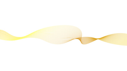Wall Mural - Abstract Gold Wave Design Element. Glowing Smooth Wavy Line. Abstract motion of curve lines, light shiny, glow effect. Element graphic design for technology banner template, wallpaper background