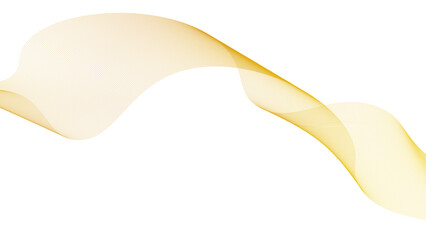 Wall Mural - Abstract Gold Wave Design Element. Glowing Smooth Wavy Line. Abstract motion of curve lines, light shiny, glow effect. Element graphic design for technology banner template, wallpaper background