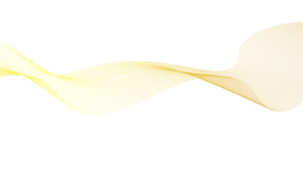 Wall Mural - Abstract Gold Wave Design Element. Glowing Smooth Wavy Line. Abstract motion of curve lines, light shiny, glow effect. Element graphic design for technology banner template, wallpaper background