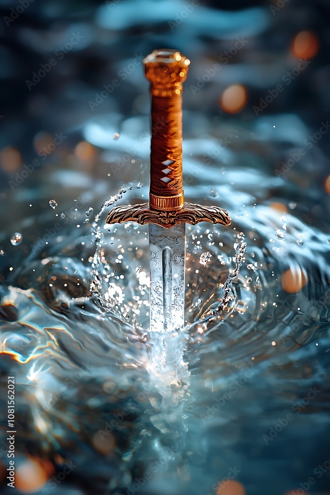 Sword Ripples The sword glimmered in the sunlight as it was thrust into the crystal ...
