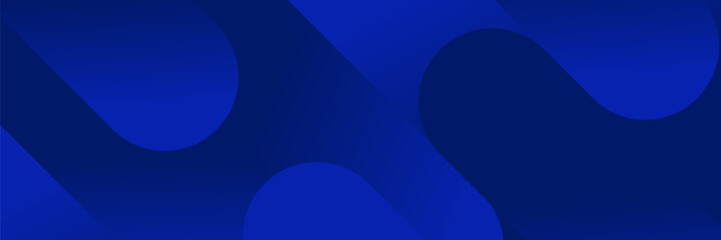 Wall Mural - Abstract Blue fluid gradient Geometric banner design background.