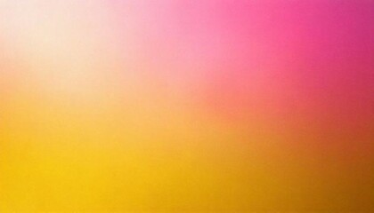 Wall Mural - abstract design with a smooth, yellow and pink gradient, creating a warm, minimalist effect