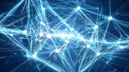 ideal digital tech themed projects white plexus connection futuristic motion abstract communication technology datum background binary complexity connect cyber database future grid information