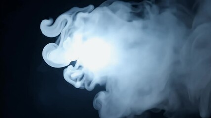 spot black background creating calming fog like effect ideal creative projects explosion isolated white alpha grooved three-dimensional art exploding dust small combustion burst blowup flowing blow