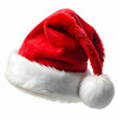 © candy - Classic Santa Hat Isolated on White Background