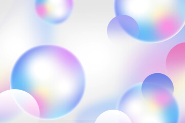 Wall Mural - Abstract geometric background gradient soft light pastel bokeh for Graphic Business background hitech technology digital design illustration web template background backdrop desktop wallpaper bubbles