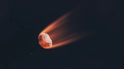 Wall Mural - a comet begins to streak through space around the sun forming its bright tail
