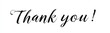 © video - Black Calligraphy Thank You Text Banner Greeting Card Design