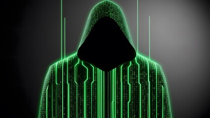 Poster - Digital intrusion cyber space graphic art virtual environment close-up hacking concept