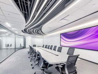 Wall Mural - Modern Meeting Room.