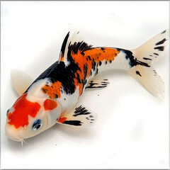 Canvas Print - Koi Isolated