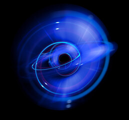 Wall Mural - vivid abstract background. beautiful swirl trail effect frame. mystical portal. bright sphere lens. 