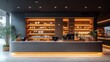 © gudangPIXEL - Luxurious Modern Retail Space with Warm Lighting and Sleek Design
