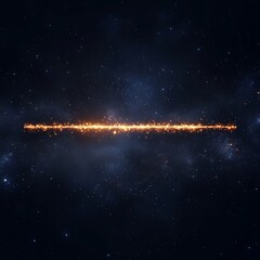 Wall Mural - cosmic constellation loading bar symbolizing universal progress