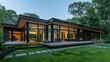 © Budi - Modern house exterior with clean lines and large windows