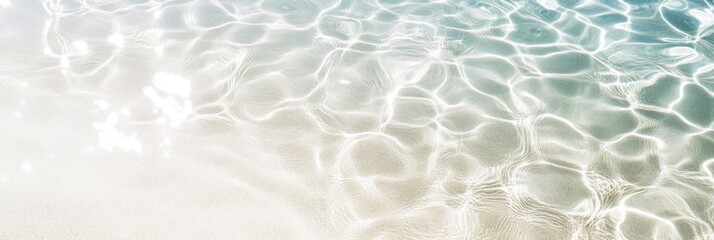 Wall Mural - abstract water ripples: light reflecting on calm ocean surface