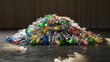© S@photo - Pile of Colorful Plastic Bottles on a Floor