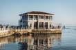 © Natalia - Moda Pier or Moda Iskelesi with people waiting for the ferry Istanbul Turkey