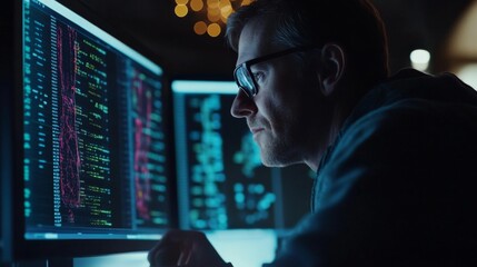 Focused Programmer at Work