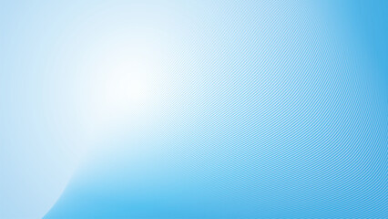 Wall Mural - Deep sky blue gradient abstract background with stripes curve line vector image