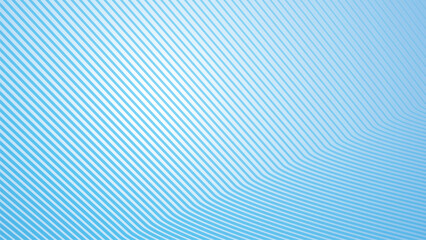 Wall Mural - Deep sky blue gradient abstract background with stripes curve line vector image