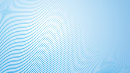 Wall Mural - Deep sky blue gradient abstract background with stripes curve line vector image