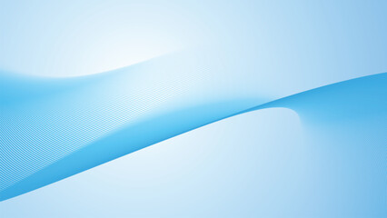 Wall Mural - Deep sky blue gradient abstract background with stripes curve line vector image