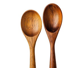 Versatile Wooden Kitchen Utensil Perfect for Culinary Creations Against a Crisp White Background