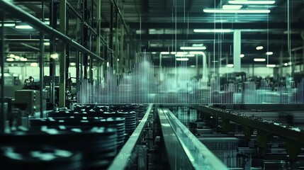 Aufkleber - Explore the innovative manufacturing process in modern industry through advanced technology and data visualization
